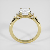 3.51 Ct. White Sapphire Ring, 18K Yellow Gold 3