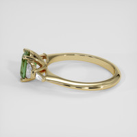 1.26 Ct. Green Sapphire Ring, 18K Yellow Gold 4