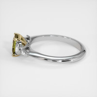 0.88 Ct. Gemstone Ring, 14K Yellow & White 4
