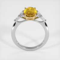 3.00 Ct. Gemstone Ring, 14K Yellow & White 3