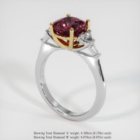 2.86 Ct. Gemstone Ring, 14K Yellow & White 2