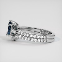 0.66 Ct. Gemstone Ring, Platinum 950 4