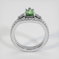 1.62 Ct. Green Sapphire Ring, Platinum 950 3