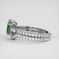 1.62 Ct. Green Sapphire Ring, Platinum 950 4