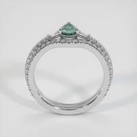 0.84 Ct. Sapphire Ring, Platinum 950 3