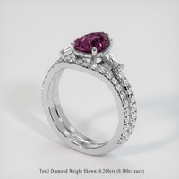 2.03 Ct. Sapphire Ring, Platinum 950 2