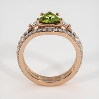 1.28 Ct. Bi Color Sapphire Ring, 14K Rose Gold 3