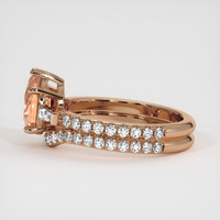 1.94 Ct. Sapphire Ring, 14K Rose Gold 4