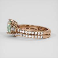 2.10 Ct. Green Tourmaline Ring, 18K Rose Gold 4