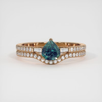 1.03 Ct. Gemstone Ring, 18K Rose Gold 1