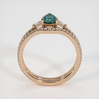 1.03 Ct. Gemstone Ring, 18K Rose Gold 3