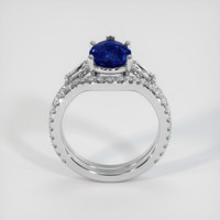 2.05 Ct. Sapphire Ring, 18K White Gold 3