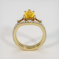 3.08 Ct. Sapphire Ring, 14K Yellow Gold 3