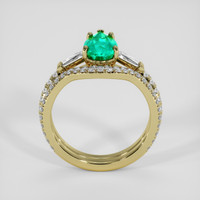 1.67 Ct. Emerald Ring, 18K Yellow Gold 3