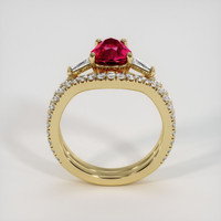 2.01 Ct. Ruby Ring, 18K Yellow Gold 3