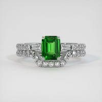 0.90 Ct. Gemstone Ring, Platinum 950 1