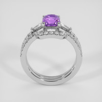 1.66 Ct. Bluish Purple Sapphire Ring, Platinum 950 3