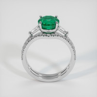 2.16 Ct. Emerald Ring, Platinum 950 3