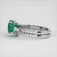 2.16 Ct. Emerald Ring, Platinum 950 4