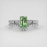 1.38 Ct. Gemstone Ring, Platinum 950 1