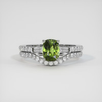 1.20 Ct. Sapphire Ring, Platinum 950 1