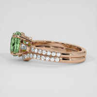 2.53 Ct. Bi Color Sapphire Ring, 18K Rose Gold 4