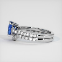 1.47 Ct. Sapphire Ring, 18K White Gold 4