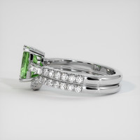 1.38 Ct. Gemstone Ring, 18K White Gold 4