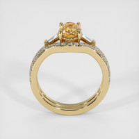1.69 Ct. Bi Color Sapphire Ring, 18K Yellow Gold 3