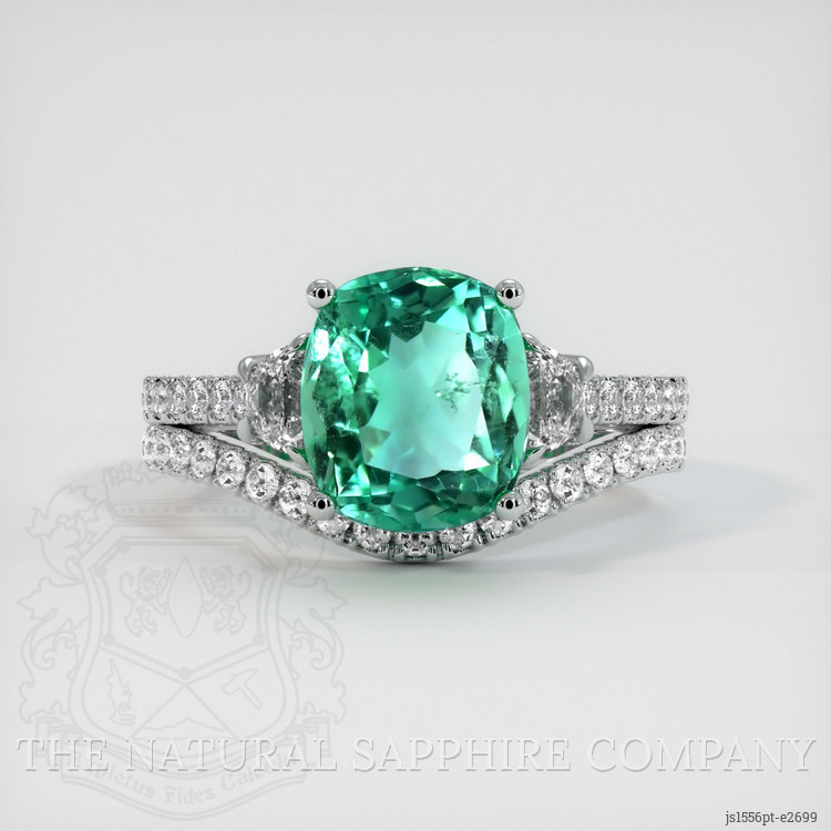 Emerald Ring 4.09 Ct. Platinum 950 | The Natural Emerald Company