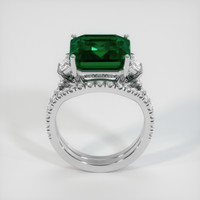 6.60 Ct. Emerald Ring, Platinum 950 3
