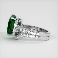 6.60 Ct. Emerald Ring, Platinum 950 4