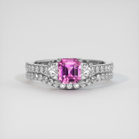 1.22 Ct. Sapphire Ring, Platinum 950 1