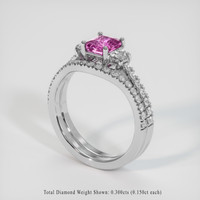 1.22 Ct. Sapphire Ring, Platinum 950 2
