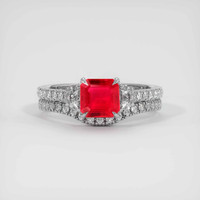 1.22 Ct. Ruby Ring, Platinum 950 1