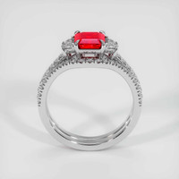 1.22 Ct. Ruby Ring, Platinum 950 3