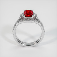 2.01 Ct. Ruby Ring, Platinum 950 3