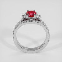 1.21 Ct. Ruby Ring, Platinum 950 3