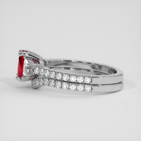 1.21 Ct. Ruby Ring, Platinum 950 4