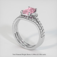 2.15 Ct. Sapphire Ring, Platinum 950 2
