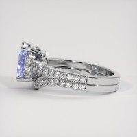 2.53 Ct. Violet Sapphire Ring, Platinum 950 4
