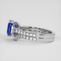 3.11 Ct. Blue Sapphire Ring, Platinum 950 4