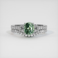 1.06 Ct. Sapphire Ring, Platinum 950 1