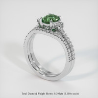 1.06 Ct. Sapphire Ring, Platinum 950 2