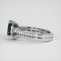 2.61 Ct. Sapphire Ring, Platinum 950 4