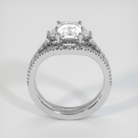 2.22 Ct. White Sapphire Ring, Platinum 950 3