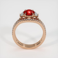 1.68 Ct. Ruby Ring, 14K Rose Gold 3