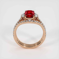 2.01 Ct. Ruby Ring, 14K Rose Gold 3