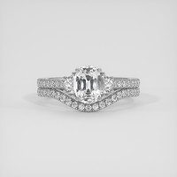 2.05 Ct. White Sapphire Ring, Silver 1