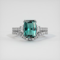 2.42 Ct. Gemstone Ring, 14K White Gold 1